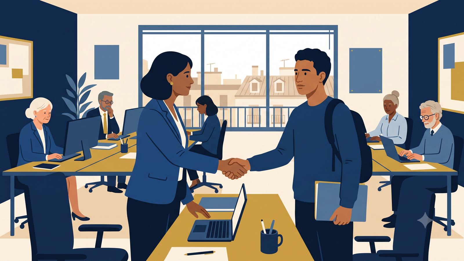 Titulado extranjero estrenando empleo tras pasar de estudiante a residencia y trabajo
